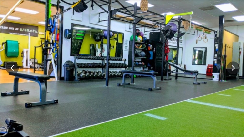 Fitness equipment at Evolution Fitness in Lithia, Florida